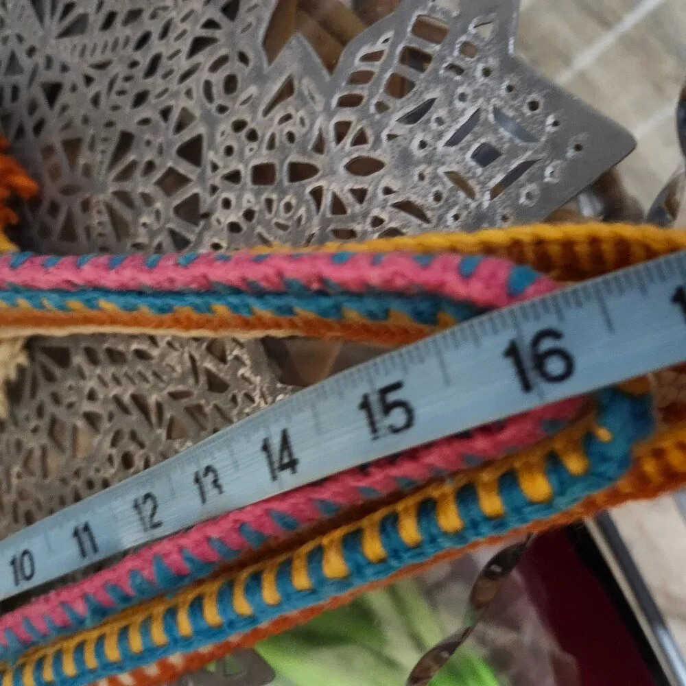 Six Yarn covered double wired hangers for durabilty